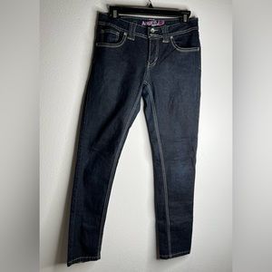 Angels Womens Skinny Jeans Black Size Junior 9